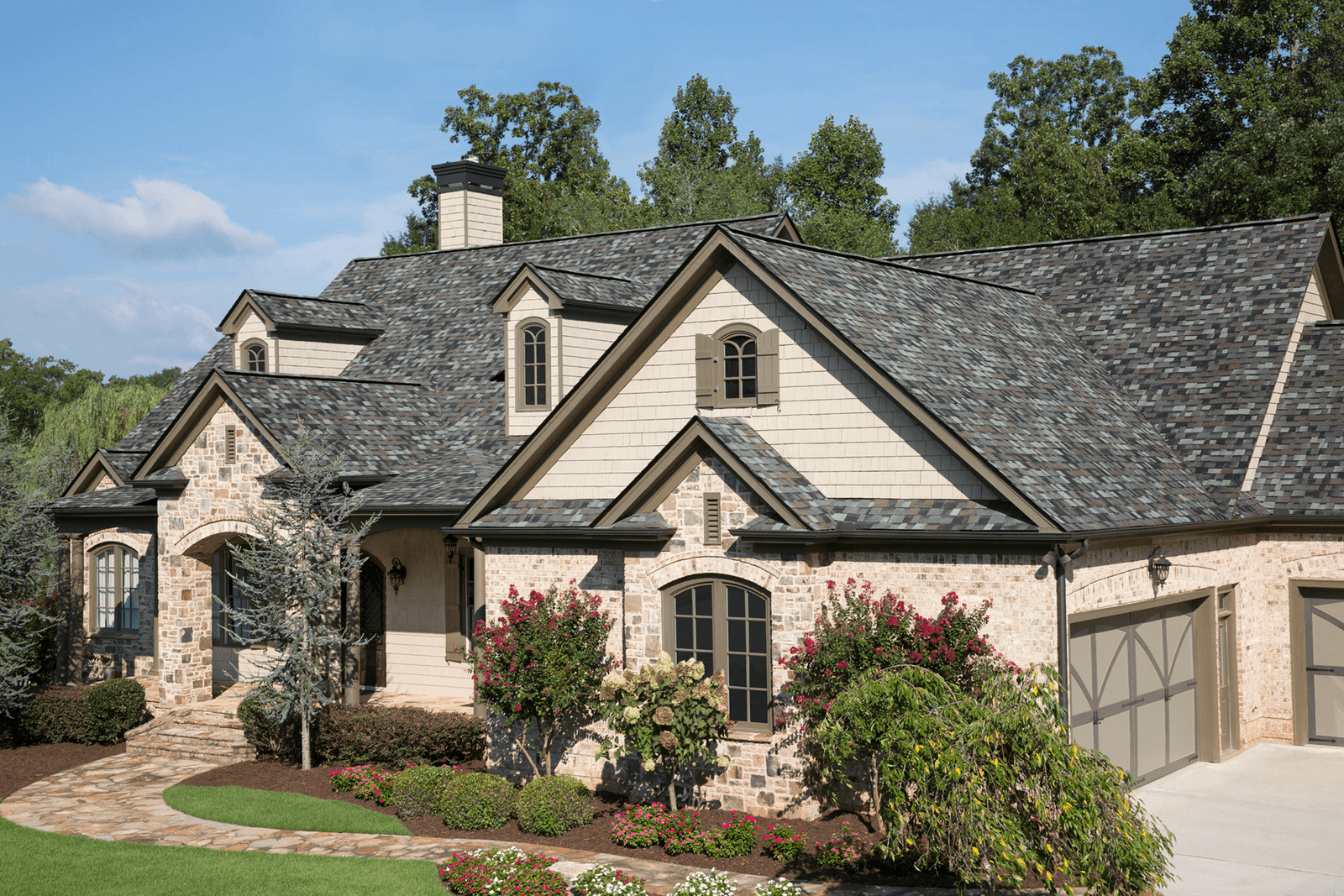 Premium home with Owens Corning architectural shingle roof